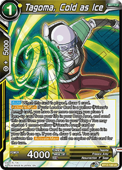 BT12-106: Tagoma, Cold as Ice (Foil)