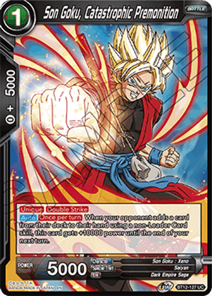BT12-127: Son Goku, Catastrophic Premonition (Foil)