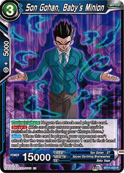 BT11-035: Son Gohan, Baby's Minion