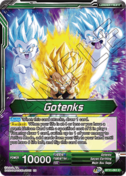 BT11-061: Gotenks // Gotenks, Extravagant Assault