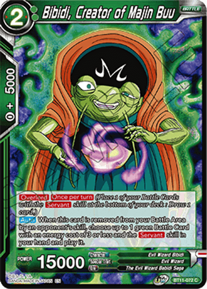 BT11-072: Bibidi, Creator of Majin Buu