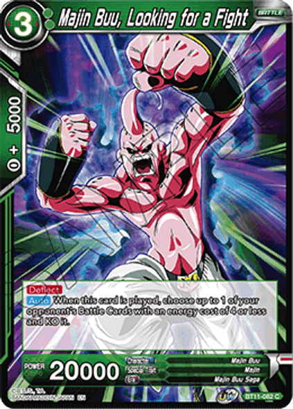 BT11-082: Majin Buu, Looking for a Fight