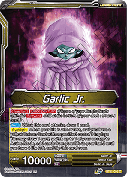 BT11-092: Garlic Jr. // Garlic Jr., the Immortal Demon