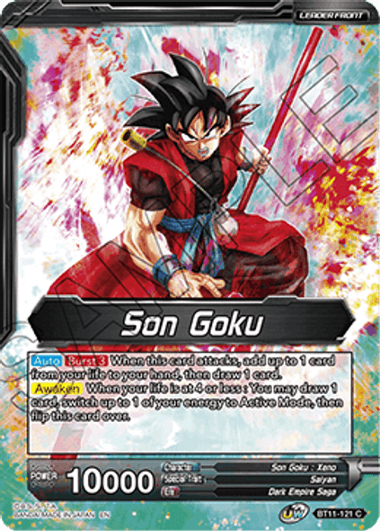 BT11-121: Son Goku // SS4 Son Goku, Guardian of History