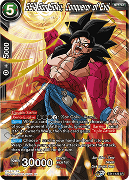 BT11-126: SS4 Son Goku, Conqueror of Evil