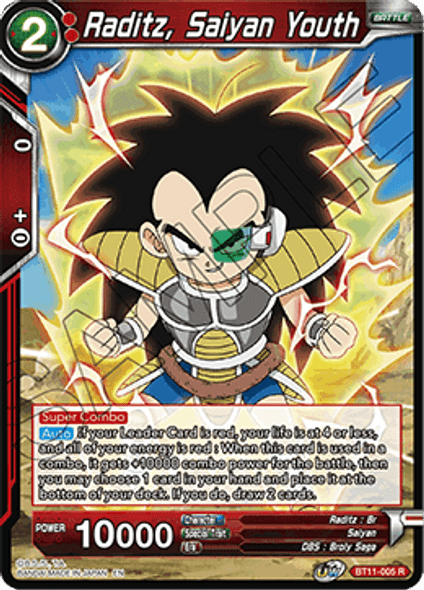 BT11-005: Raditz, Saiyan Youth (Foil)