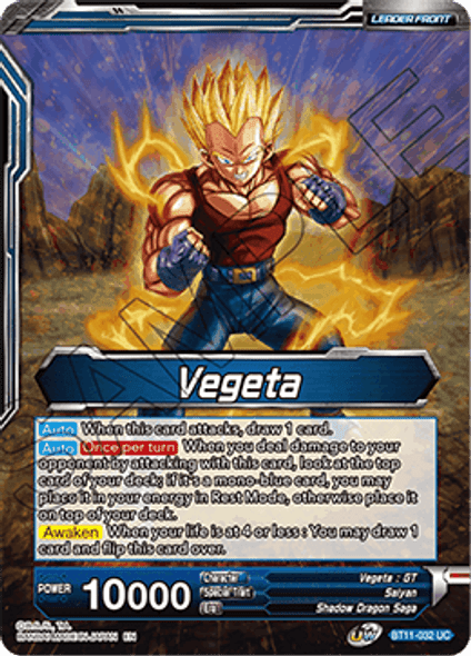 BT11-032: Vegeta // SS4 Vegeta, Ultimate Evolution (Foil)