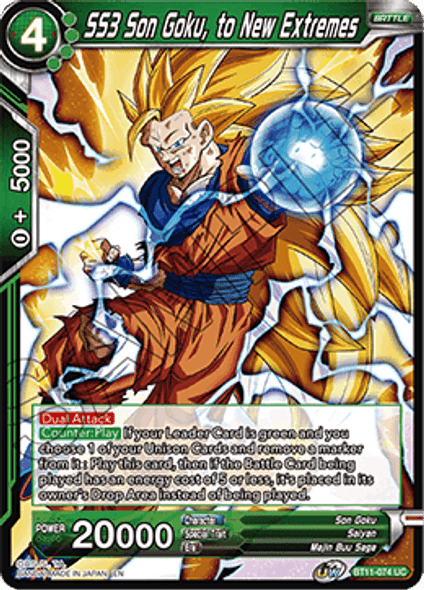 BT11-074: SS3 Son Goku, to New Extremes (Foil)