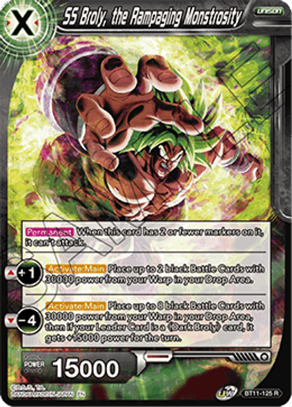 BT11-125: SS Broly, the Rampaging Monstrosity (Foil)