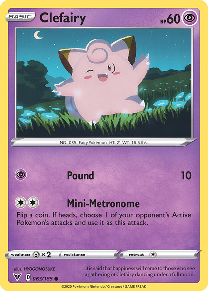 SWSH04-063/185: Clefairy