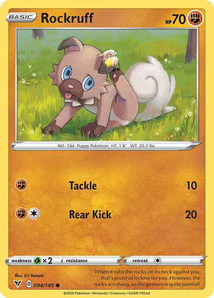 SWSH04-094/185: Rockruff