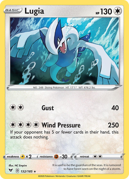 SWSH04-132/185: Lugia (Holo)