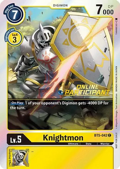 BT5-042: Knightmon (2021 Championship Online Regional) [Online Participant]