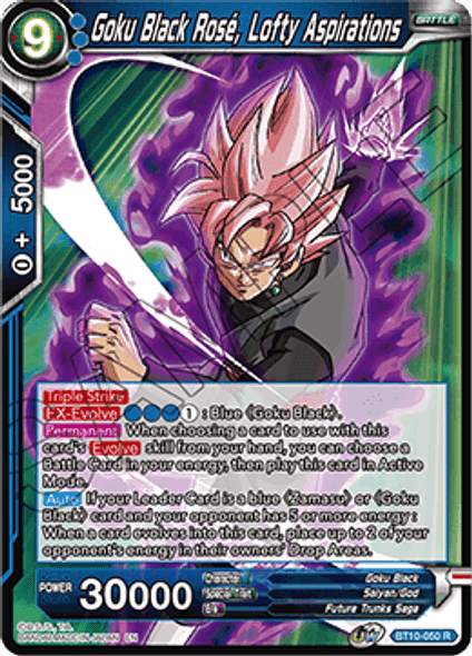 BT10-050: Goku Black Rose, Lofty Aspirations