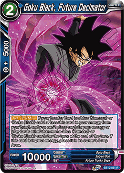 BT10-051: Goku Black, Future Decimator