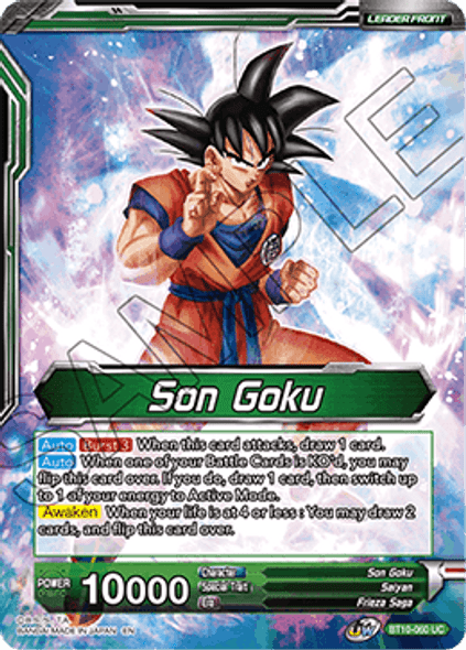 BT10-060: Son Goku // Ferocious Strike SS Son Goku