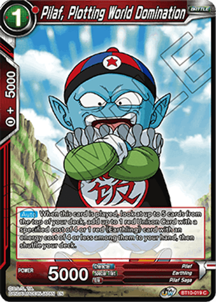 BT10-019: Pilaf, Plotting World Domination (Foil)