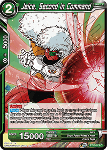 BT10-079: Jeice, Second in Command (Foil)