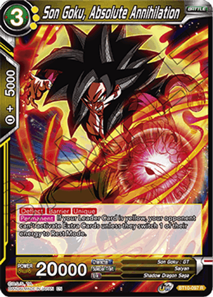 BT10-097: Son Goku, Absolute Annihilation (Foil)