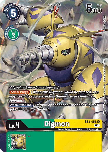 BT8-051: Digmon (Alternate Art)