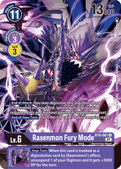 BT8-081: Rasenmon Fury Mode