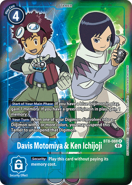 BT8-088: Davis Motomiya & Ken Ichijoji (Box Topper)