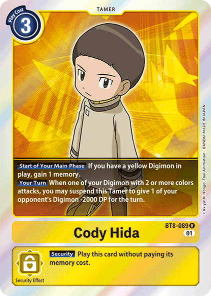 BT8-089: Cody Hida