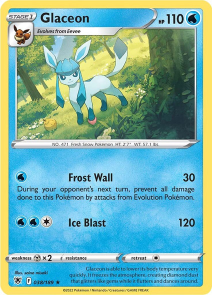 SWSH10-038/189: Glaceon