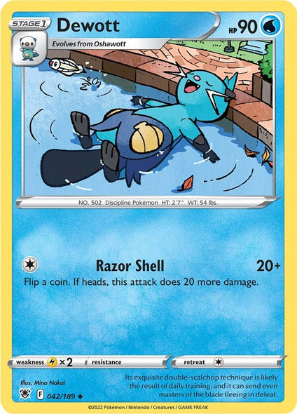 SWSH10-042/189: Dewott