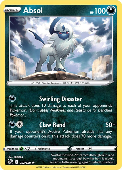 SWSH10-097/189: Absol (Holo)