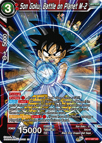 BT17-007: Son Goku, Battle on Planet M-2