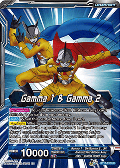 BT17-032: Gamma 1 & Gamma 2 // Gamma 1 & Gamma 2, Newfound Foes