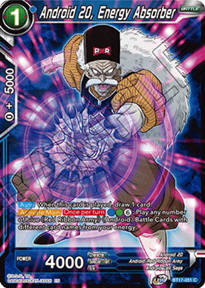 BT17-051: Android 20, Energy Absorber