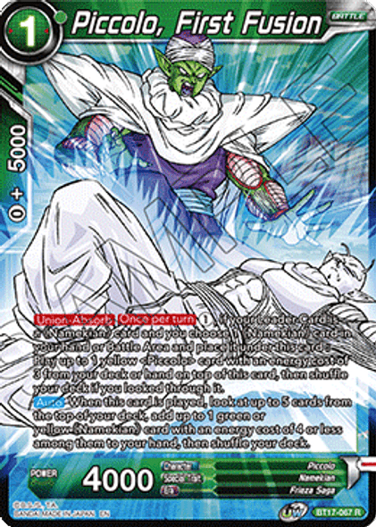 BT17-067: Piccolo, First Fusion