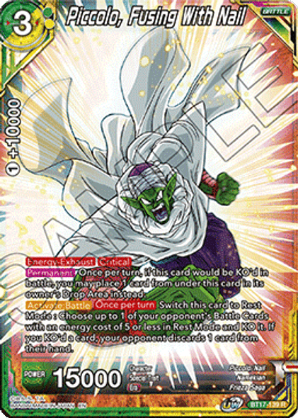 BT17-139: Piccolo, Fusing With Nail
