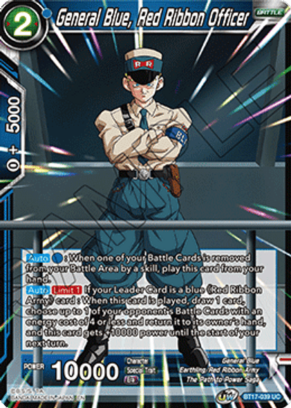 BT17-039: General Blue, Red Ribbon Officer (Foil)
