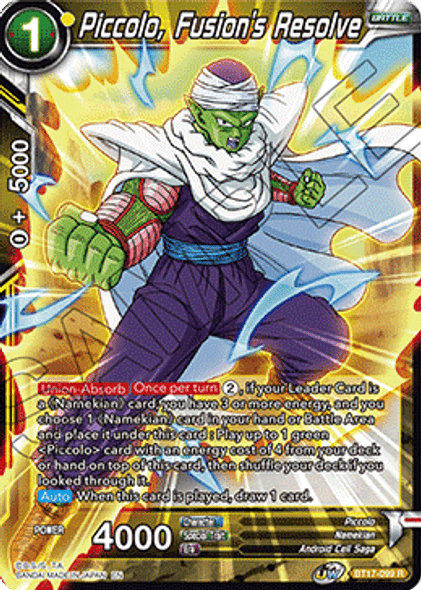 BT17-099: Piccolo, Fusion's Resolve (Foil)