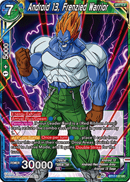 BT17-137: Android 13, Frenzied Warrior (Foil)