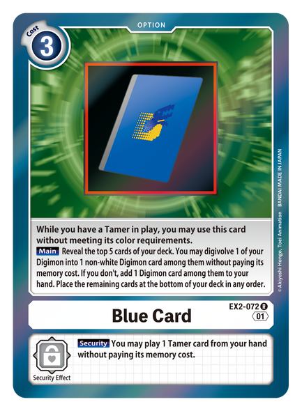 EX2-072: Blue Card