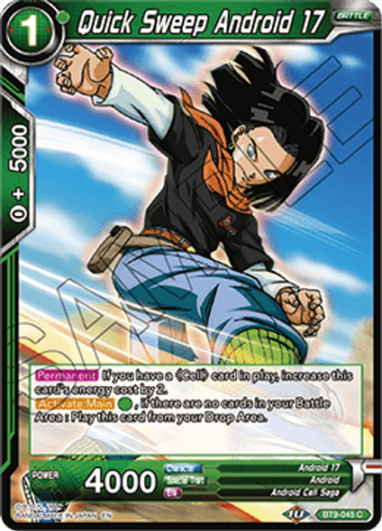 BT9-045: Quick Sweep Android 17