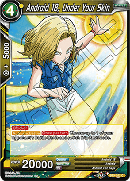 BT9-055: Android 18, Under Your Skin