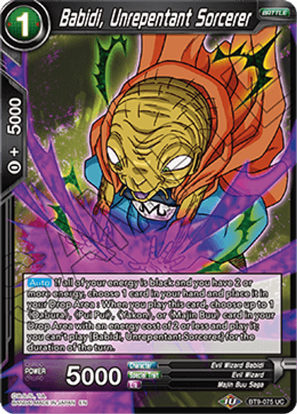 BT9-075: Babidi, Unrepentant Sorcerer