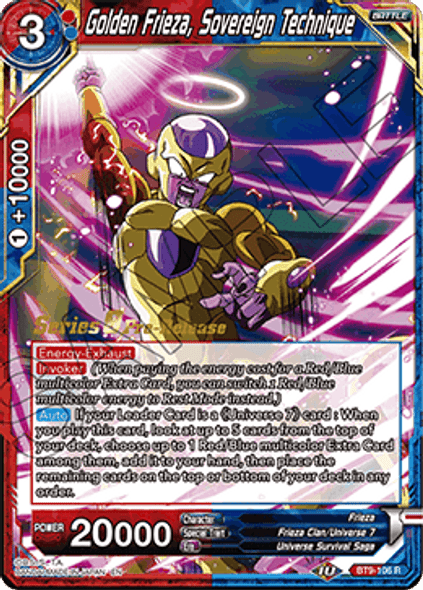 BT9-106: Golden Frieza, Sovereign Technique