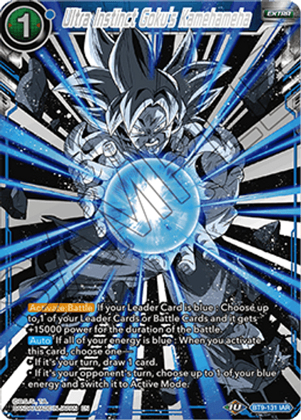 BT9-131: Ultra Instinct Goku's Kamehameha