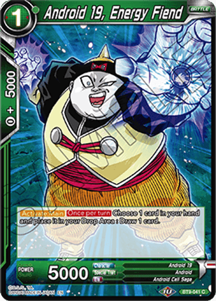 BT9-041: Android 19, Energy Fiend (Foil)