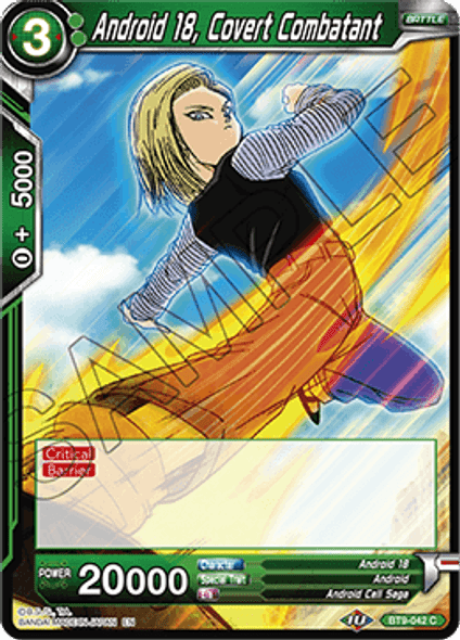 BT9-042: Android 18, Covert Combatant (Foil)