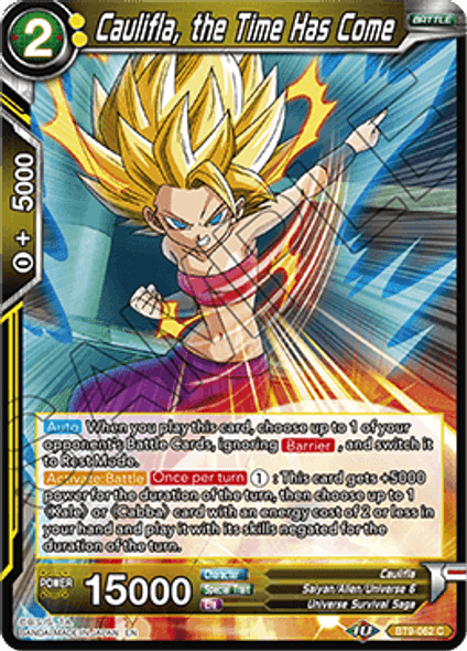 BT9-062: Caulifla, the Time Has Come (Foil)