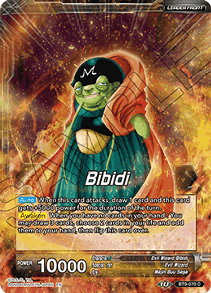 BT9-070: Bibidi // Majin Buu, One with Nothingness (Foil)