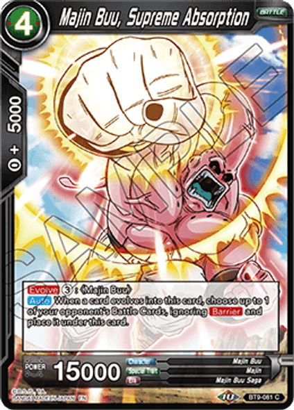 BT9-081: Majin Buu, Supreme Absorption (Foil)