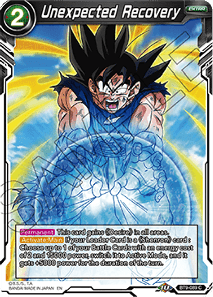 BT9-089: Unexpected Recovery (Foil)